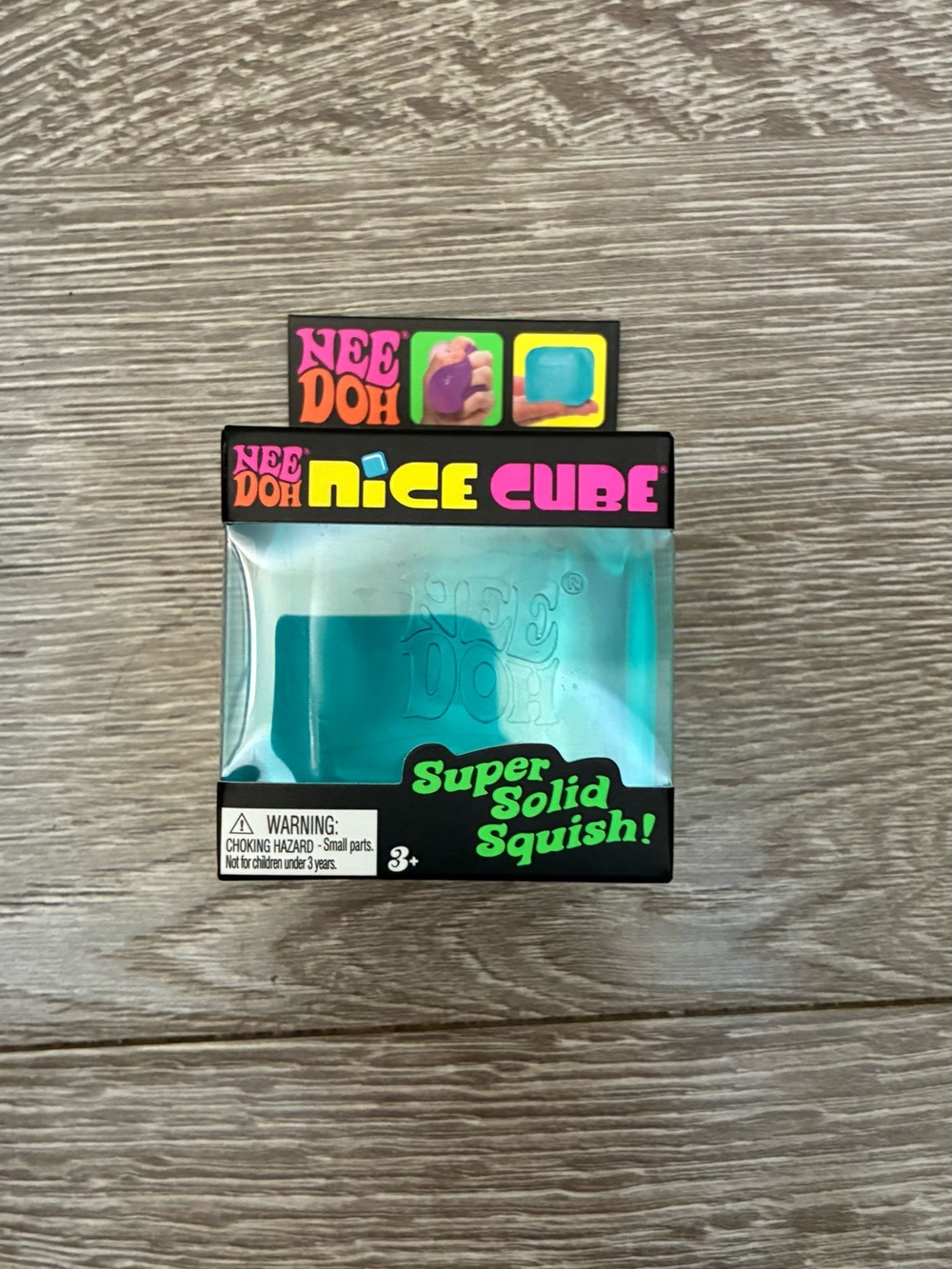 NEW SEALED NeeDoh Nice Cube Blue Sensory Fidget Toy